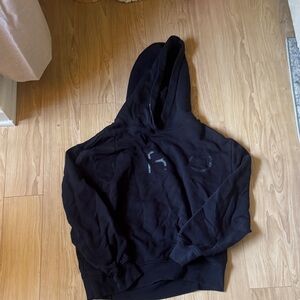 IRO Black Hooded Pullover Sweatshirt